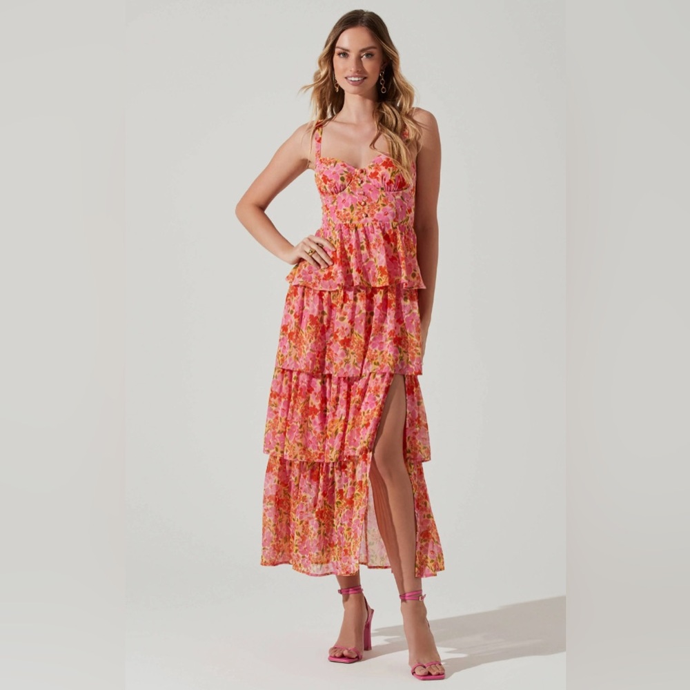 ASTR Midsummer Midi Dress